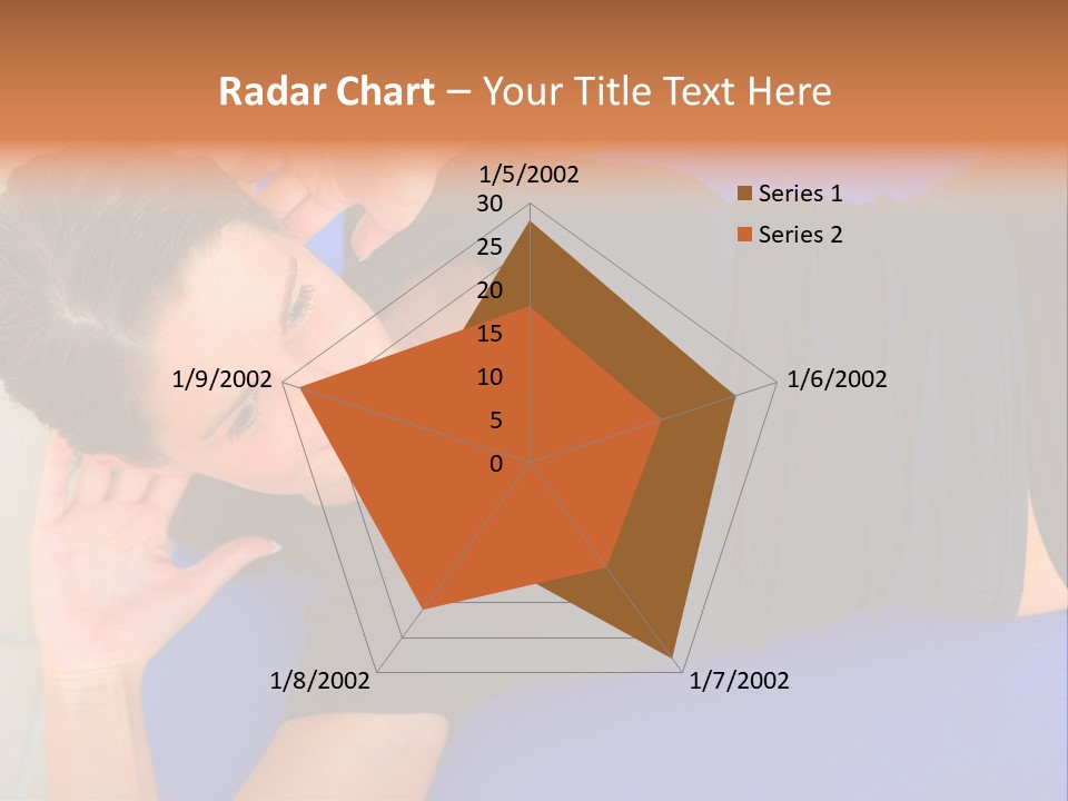 Beautiful Young Woman In A Wheel Chair Visiting Cannon Beach In Oregon, Usa. PowerPoint Template