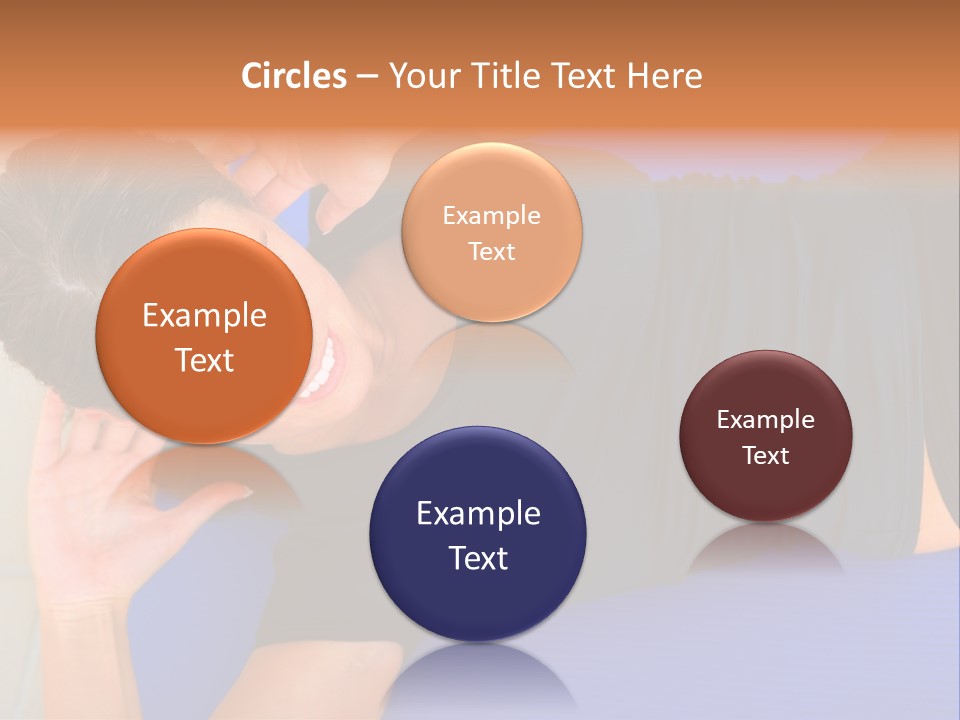 Beautiful Young Woman In A Wheel Chair Visiting Cannon Beach In Oregon, Usa. PowerPoint Template