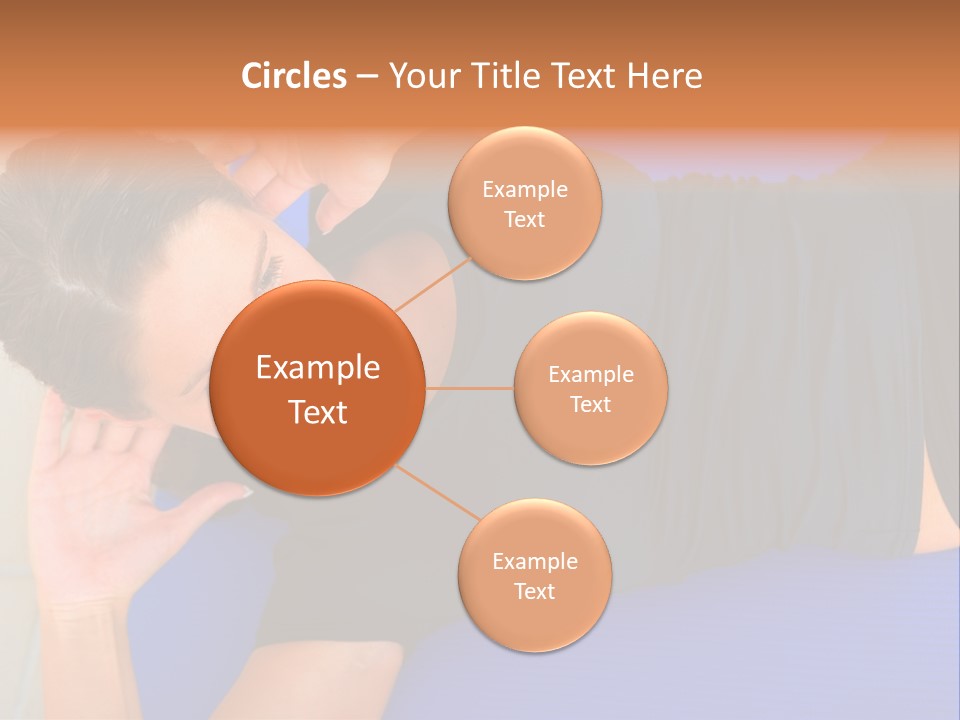 Beautiful Young Woman In A Wheel Chair Visiting Cannon Beach In Oregon, Usa. PowerPoint Template