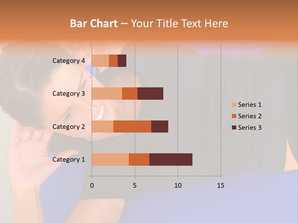 Beautiful Young Woman In A Wheel Chair Visiting Cannon Beach In Oregon, Usa. PowerPoint Template