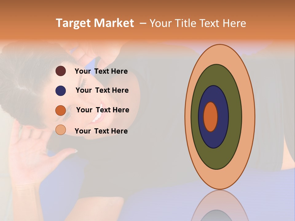 Beautiful Young Woman In A Wheel Chair Visiting Cannon Beach In Oregon, Usa. PowerPoint Template