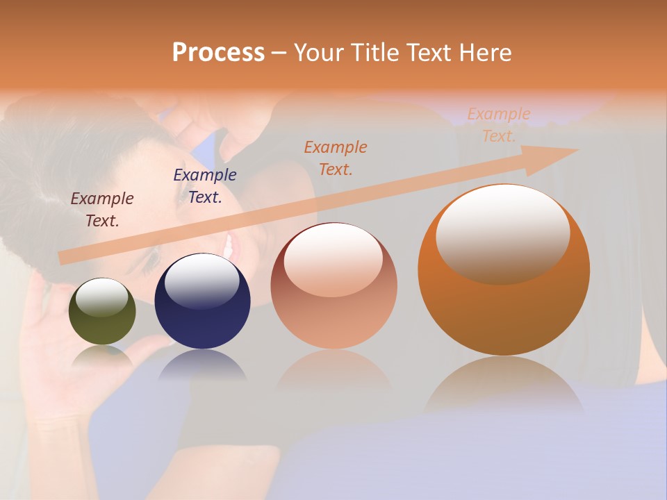 Beautiful Young Woman In A Wheel Chair Visiting Cannon Beach In Oregon, Usa. PowerPoint Template