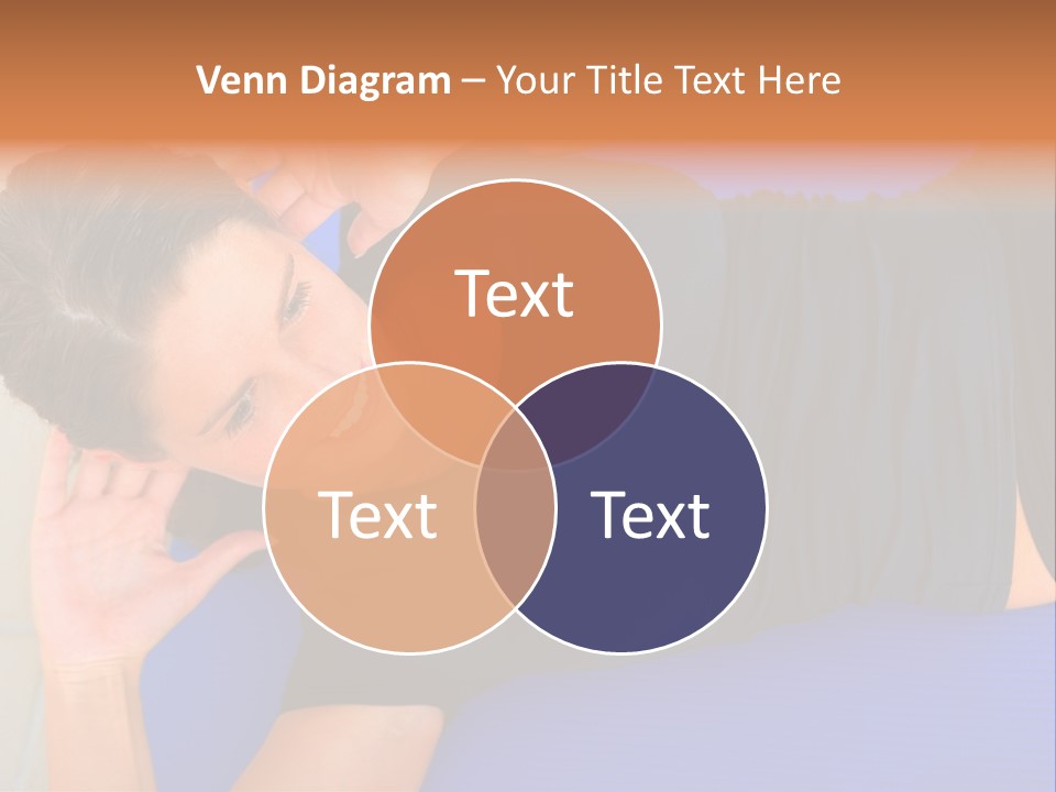 Beautiful Young Woman In A Wheel Chair Visiting Cannon Beach In Oregon, Usa. PowerPoint Template