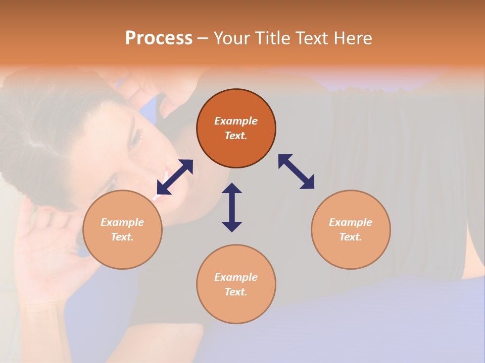 Beautiful Young Woman In A Wheel Chair Visiting Cannon Beach In Oregon, Usa. PowerPoint Template