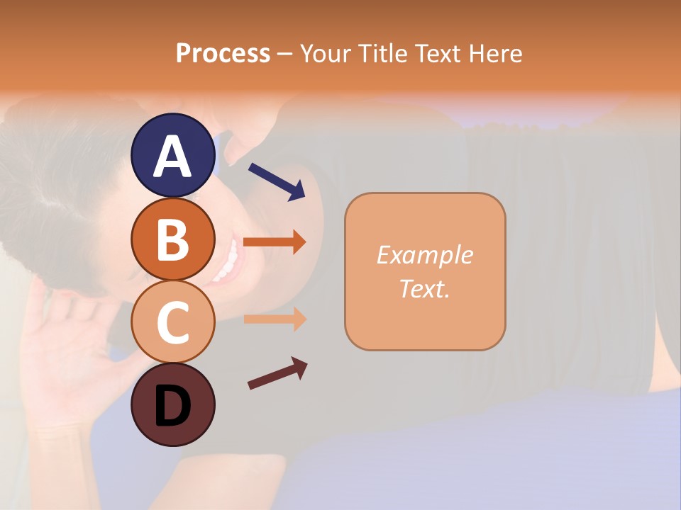 Beautiful Young Woman In A Wheel Chair Visiting Cannon Beach In Oregon, Usa. PowerPoint Template