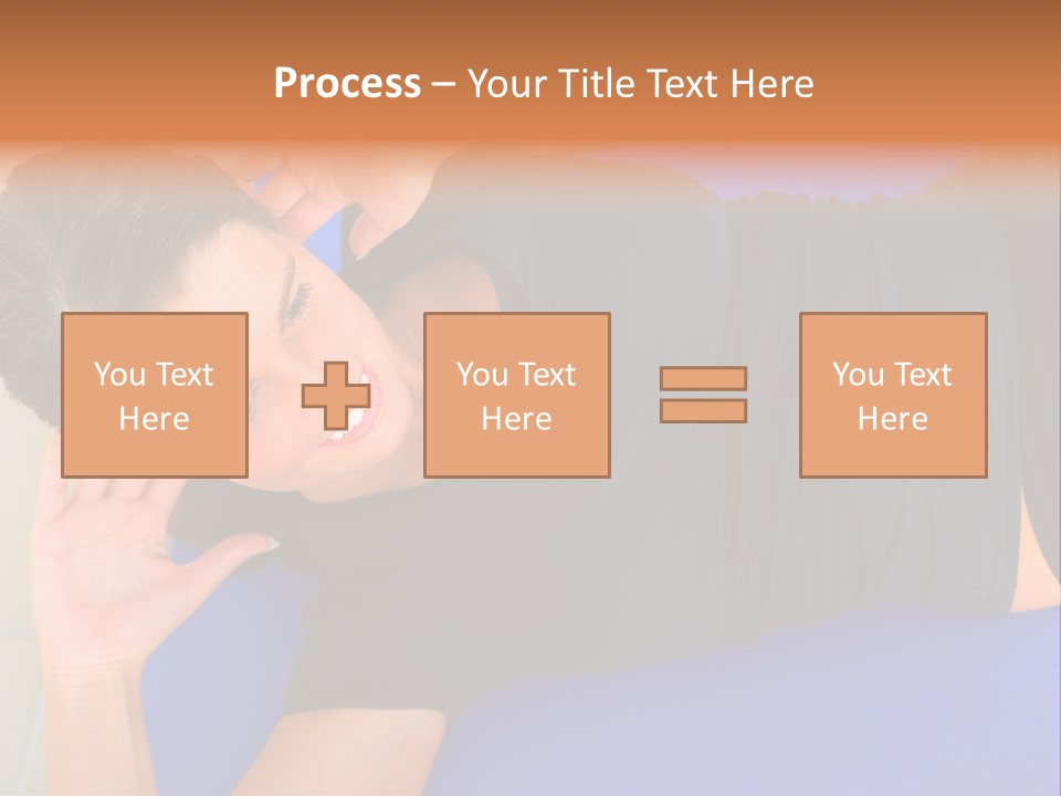 Beautiful Young Woman In A Wheel Chair Visiting Cannon Beach In Oregon, Usa. PowerPoint Template