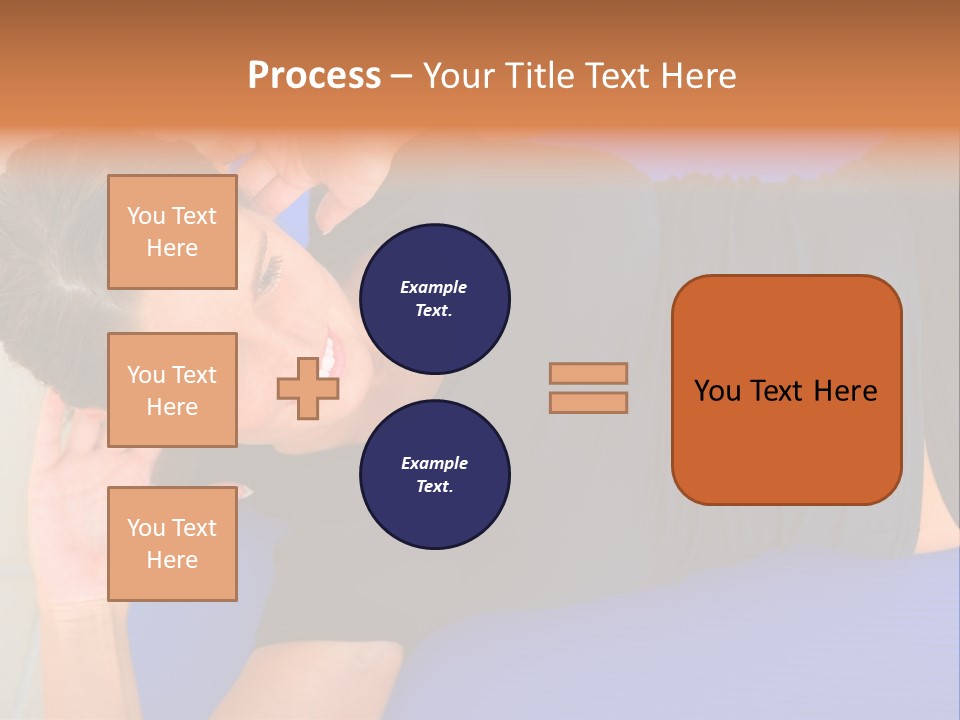 Beautiful Young Woman In A Wheel Chair Visiting Cannon Beach In Oregon, Usa. PowerPoint Template