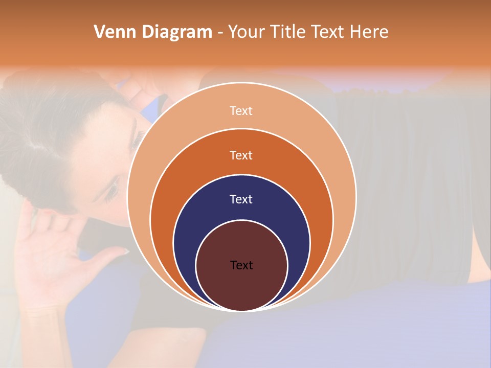 Beautiful Young Woman In A Wheel Chair Visiting Cannon Beach In Oregon, Usa. PowerPoint Template