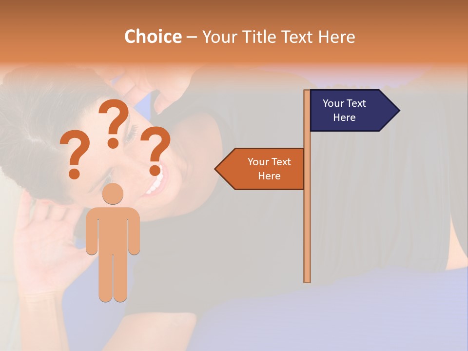 Beautiful Young Woman In A Wheel Chair Visiting Cannon Beach In Oregon, Usa. PowerPoint Template