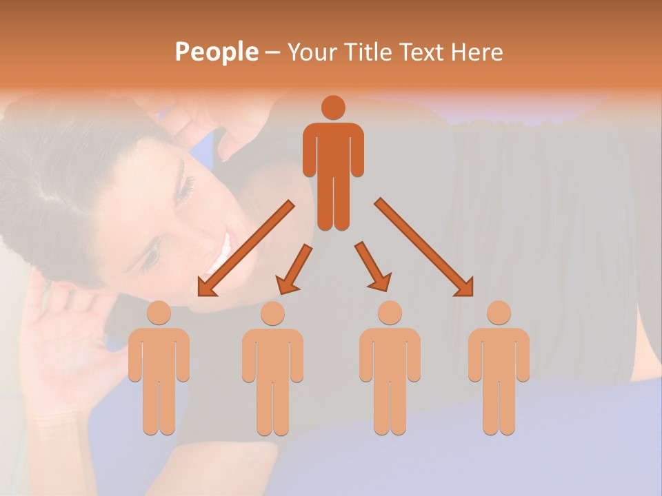 Beautiful Young Woman In A Wheel Chair Visiting Cannon Beach In Oregon, Usa. PowerPoint Template