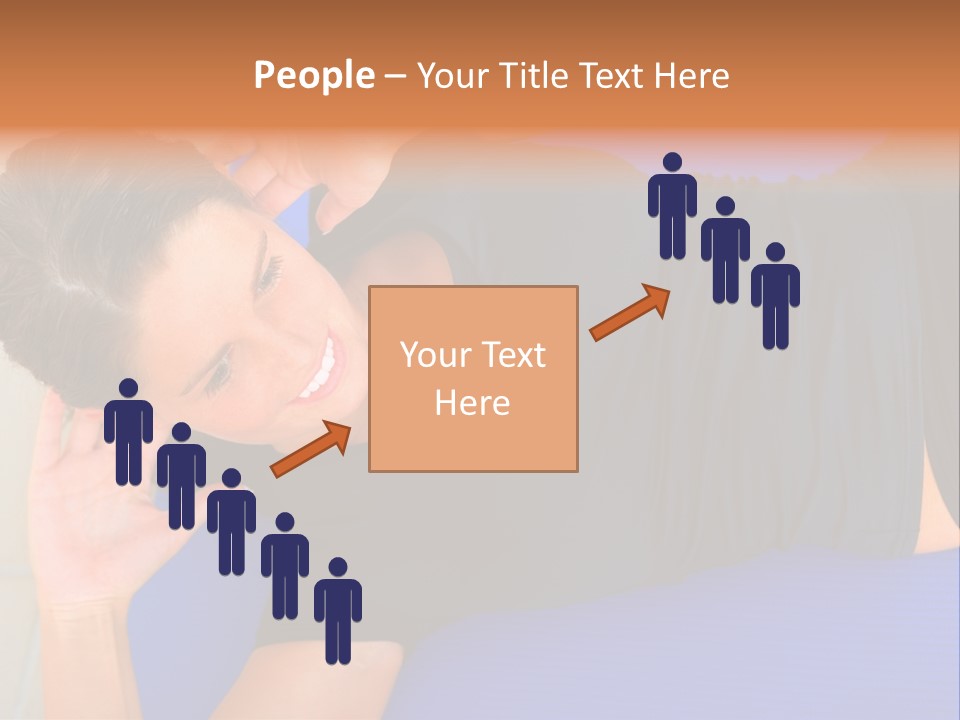 Beautiful Young Woman In A Wheel Chair Visiting Cannon Beach In Oregon, Usa. PowerPoint Template