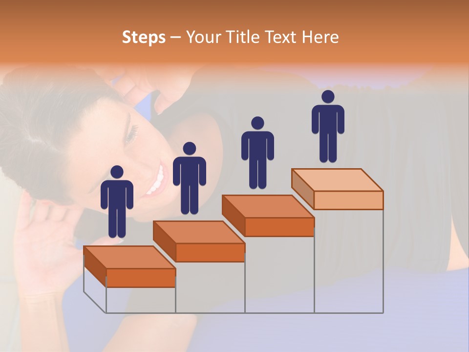 Beautiful Young Woman In A Wheel Chair Visiting Cannon Beach In Oregon, Usa. PowerPoint Template