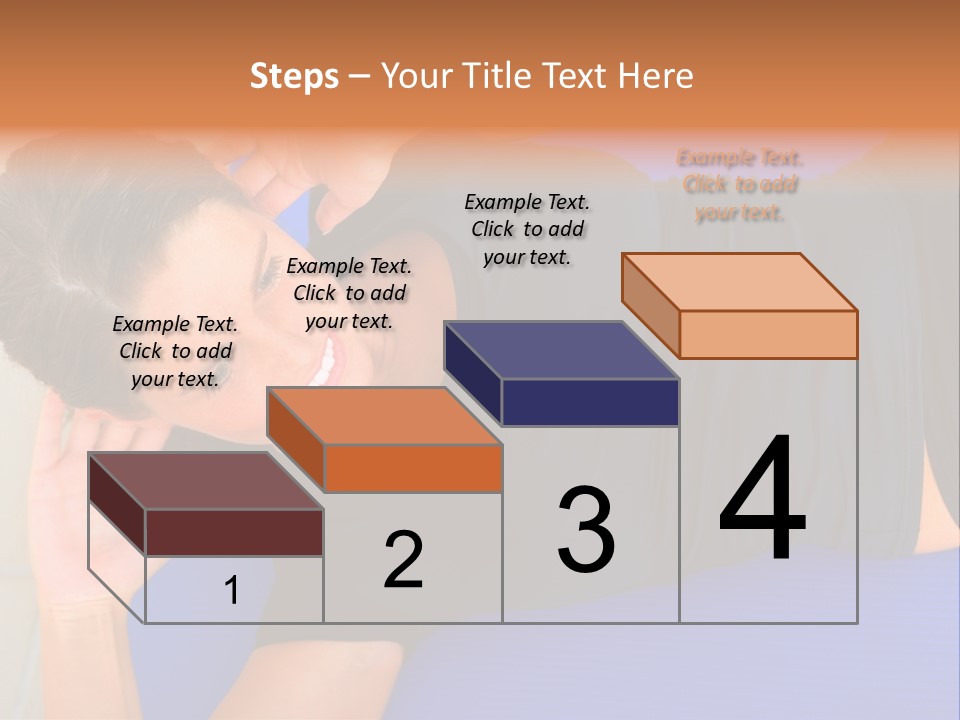 Beautiful Young Woman In A Wheel Chair Visiting Cannon Beach In Oregon, Usa. PowerPoint Template