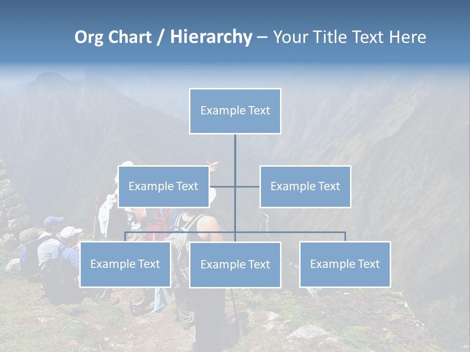 Ancient Inca Ruins Along The Inca Trail In Peru PowerPoint Template