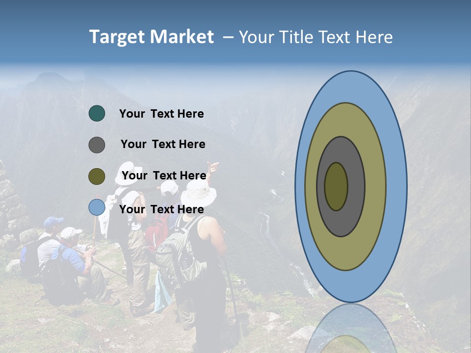 Ancient Inca Ruins Along The Inca Trail In Peru PowerPoint Template