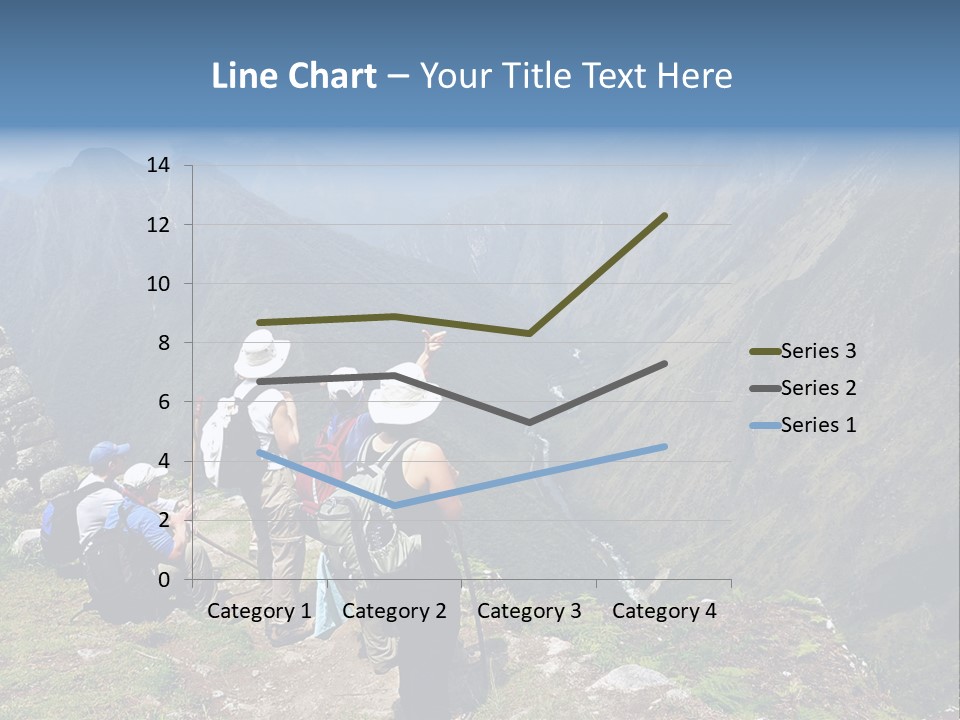 Ancient Inca Ruins Along The Inca Trail In Peru PowerPoint Template