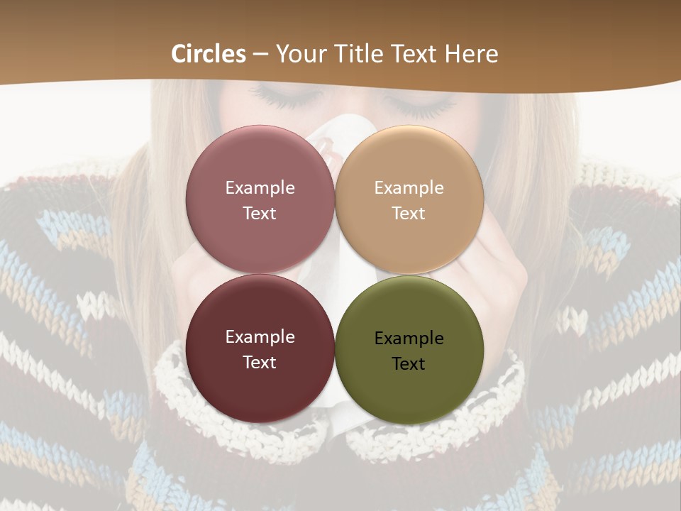 Three Wax Hearts In A Triangle, Semi-Isolated On White Background, Soft Shadow PowerPoint Template