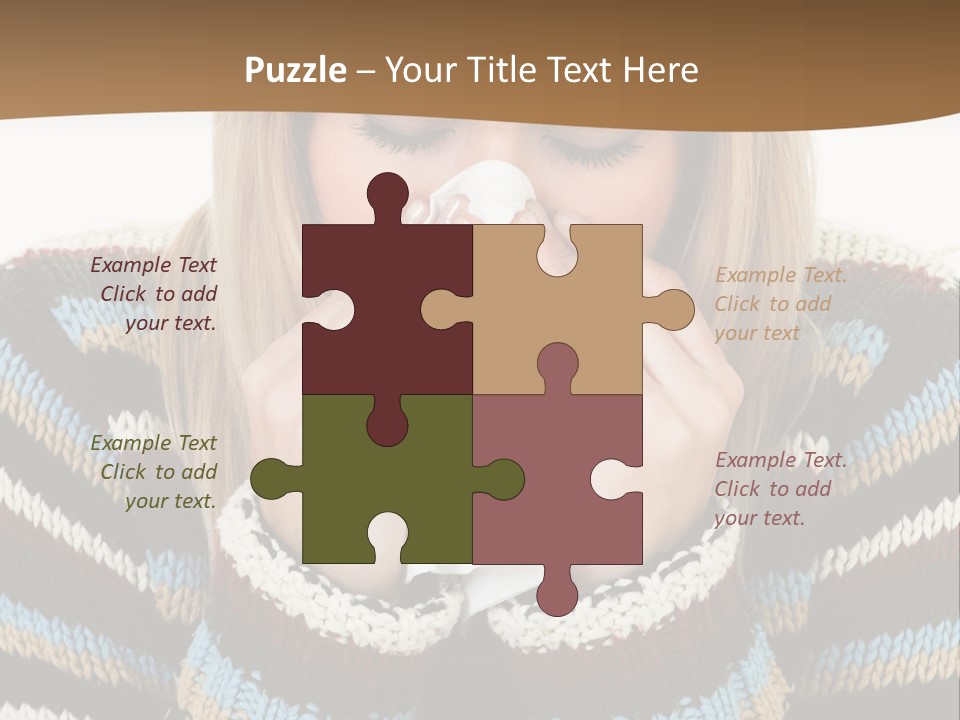 Three Wax Hearts In A Triangle, Semi-Isolated On White Background, Soft Shadow PowerPoint Template