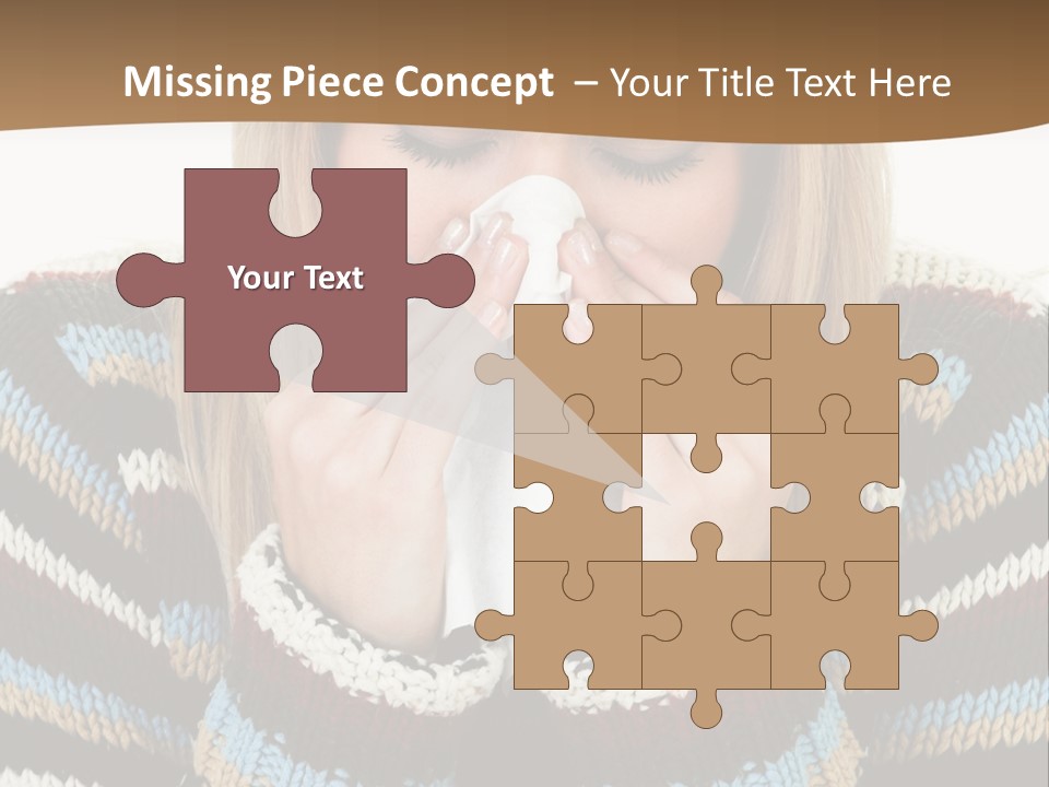 Three Wax Hearts In A Triangle, Semi-Isolated On White Background, Soft Shadow PowerPoint Template