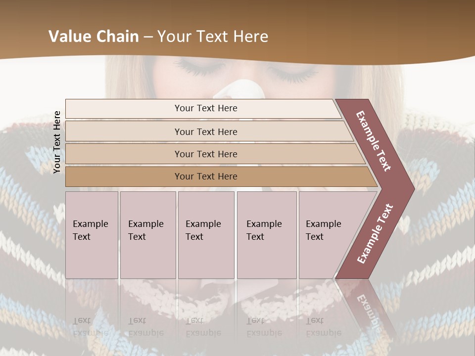 Three Wax Hearts In A Triangle, Semi-Isolated On White Background, Soft Shadow PowerPoint Template