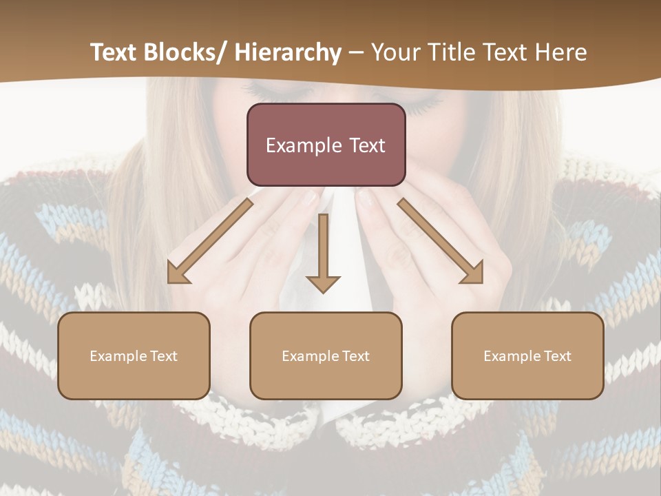Three Wax Hearts In A Triangle, Semi-Isolated On White Background, Soft Shadow PowerPoint Template