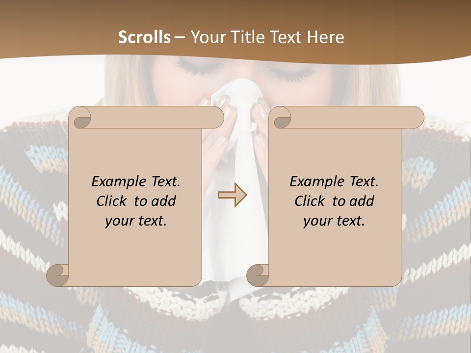 Three Wax Hearts In A Triangle, Semi-Isolated On White Background, Soft Shadow PowerPoint Template