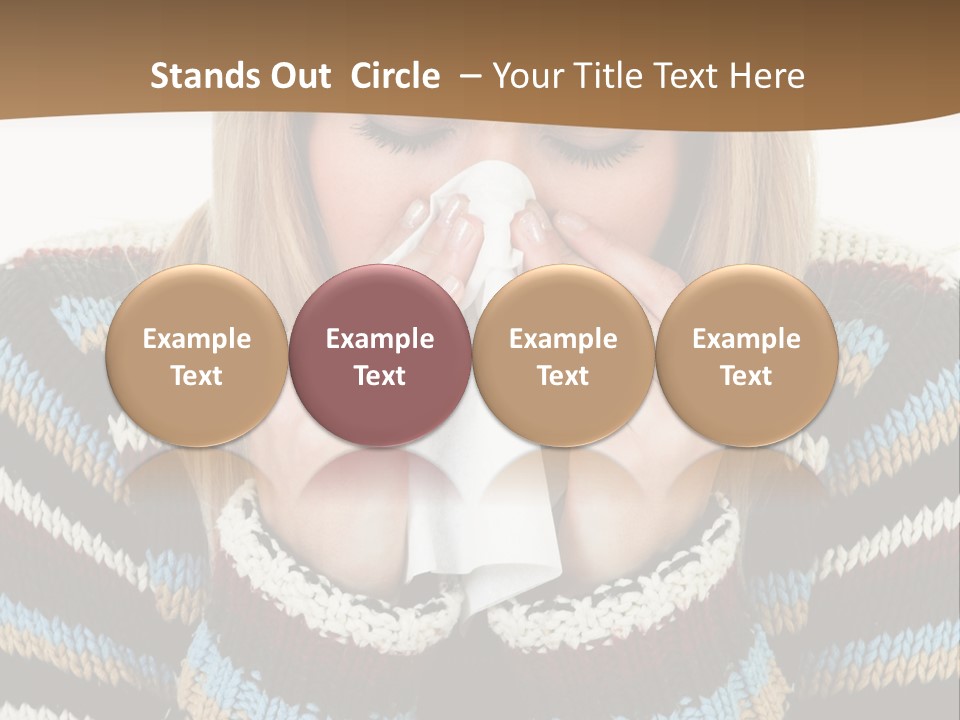 Three Wax Hearts In A Triangle, Semi-Isolated On White Background, Soft Shadow PowerPoint Template