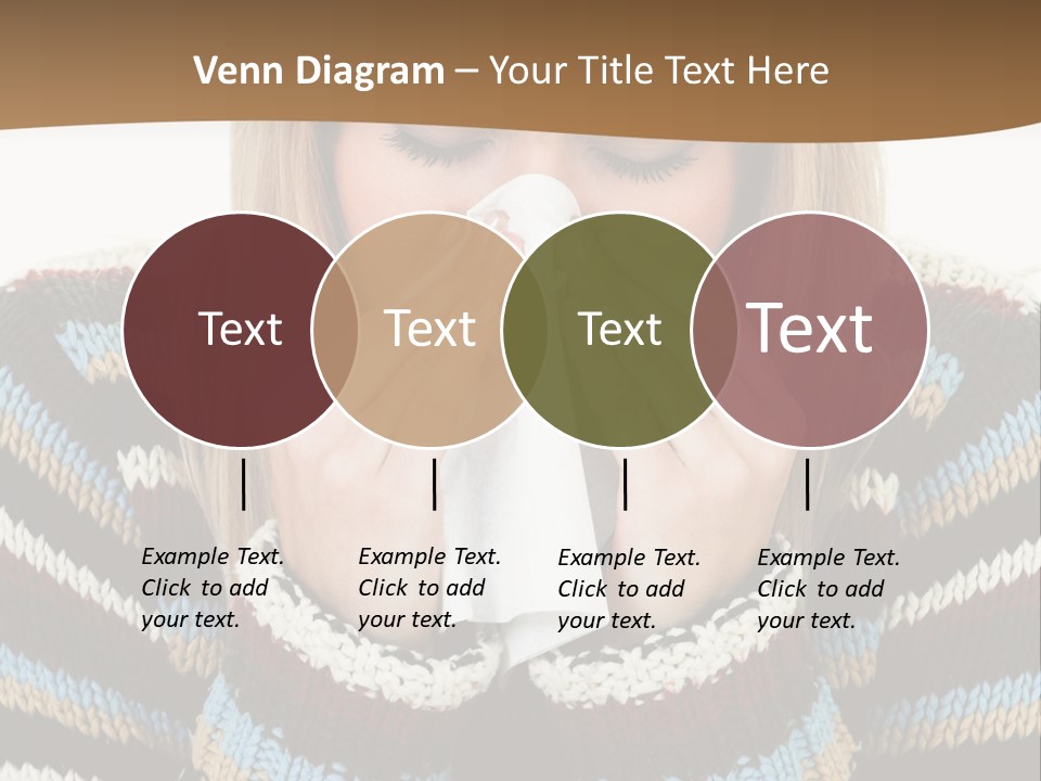 Three Wax Hearts In A Triangle, Semi-Isolated On White Background, Soft Shadow PowerPoint Template