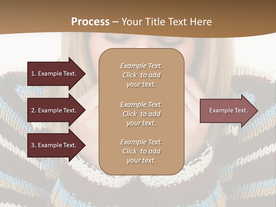 Three Wax Hearts In A Triangle, Semi-Isolated On White Background, Soft Shadow PowerPoint Template