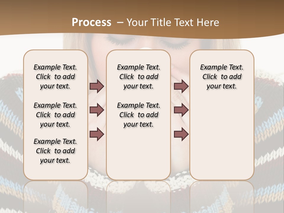 Three Wax Hearts In A Triangle, Semi-Isolated On White Background, Soft Shadow PowerPoint Template