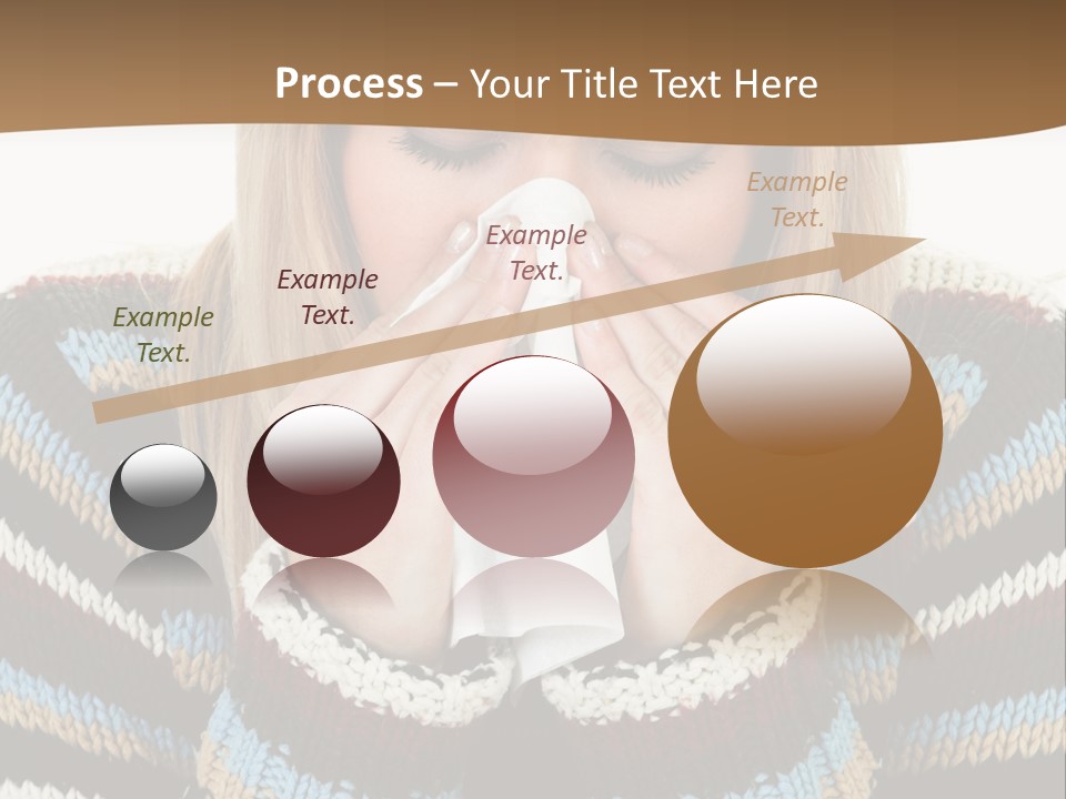 Three Wax Hearts In A Triangle, Semi-Isolated On White Background, Soft Shadow PowerPoint Template