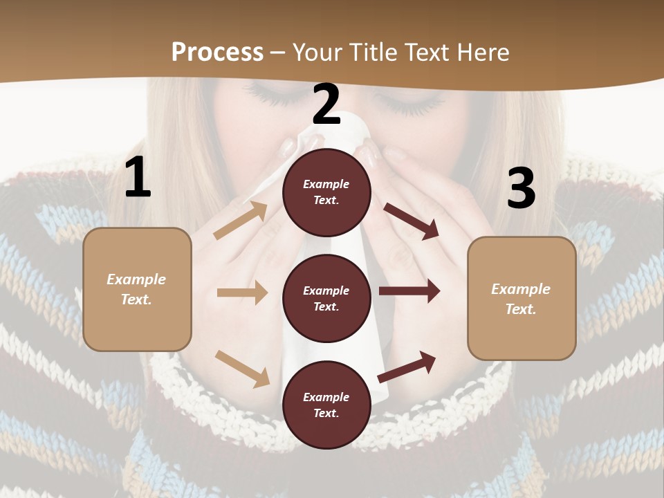 Three Wax Hearts In A Triangle, Semi-Isolated On White Background, Soft Shadow PowerPoint Template