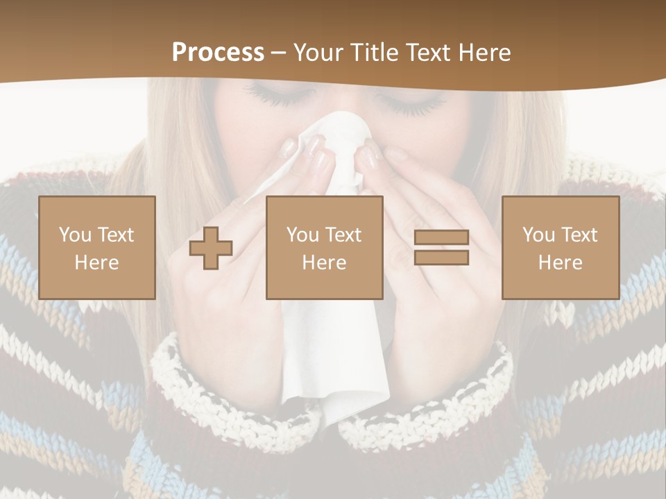 Three Wax Hearts In A Triangle, Semi-Isolated On White Background, Soft Shadow PowerPoint Template