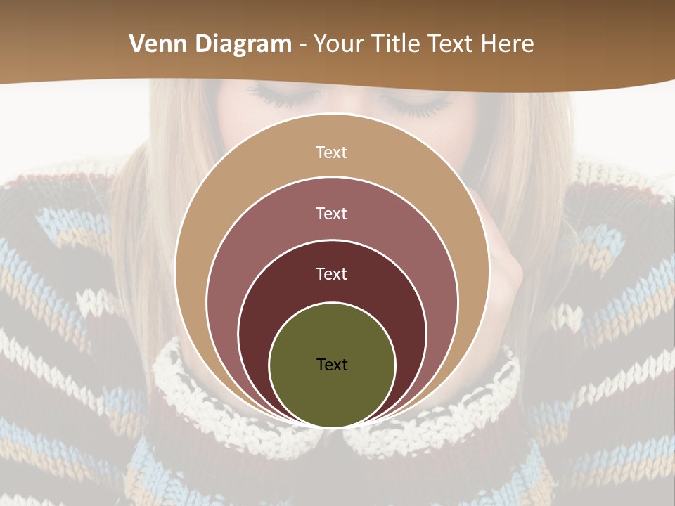 Three Wax Hearts In A Triangle, Semi-Isolated On White Background, Soft Shadow PowerPoint Template