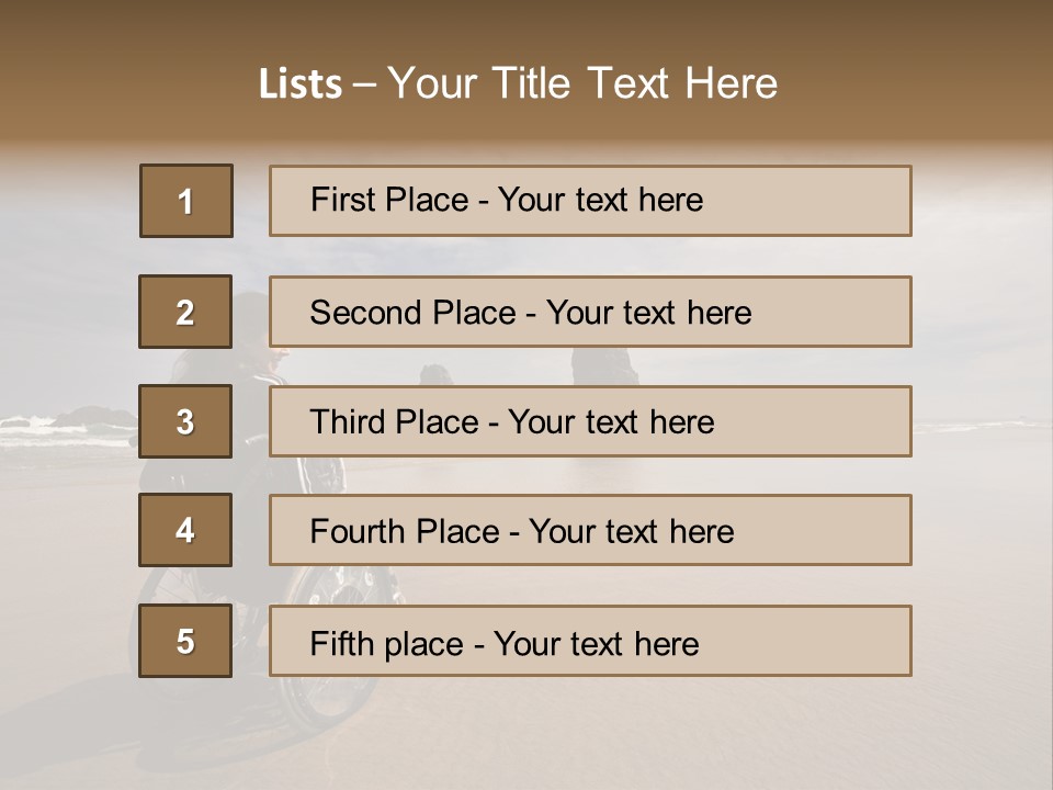 Beautiful Young Woman In A Wheel Chair Visiting Cannon Beach In Oregon, Usa. PowerPoint Template