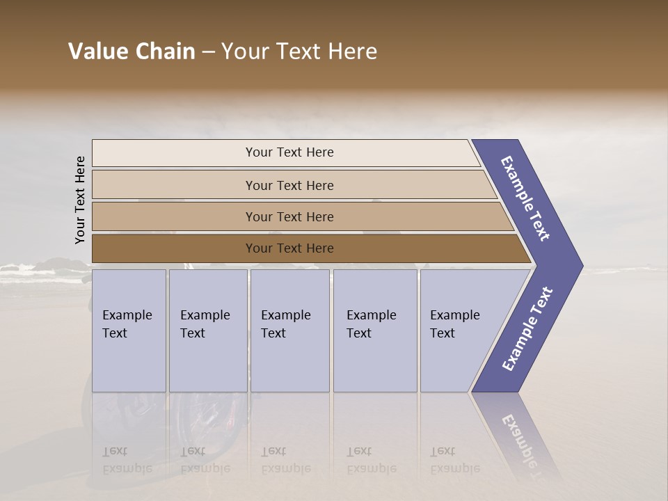 Beautiful Young Woman In A Wheel Chair Visiting Cannon Beach In Oregon, Usa. PowerPoint Template