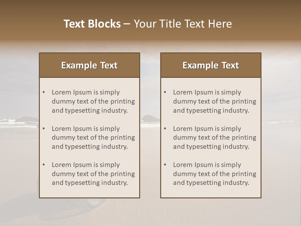 Beautiful Young Woman In A Wheel Chair Visiting Cannon Beach In Oregon, Usa. PowerPoint Template