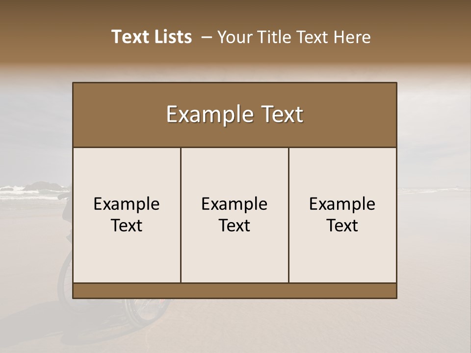 Beautiful Young Woman In A Wheel Chair Visiting Cannon Beach In Oregon, Usa. PowerPoint Template