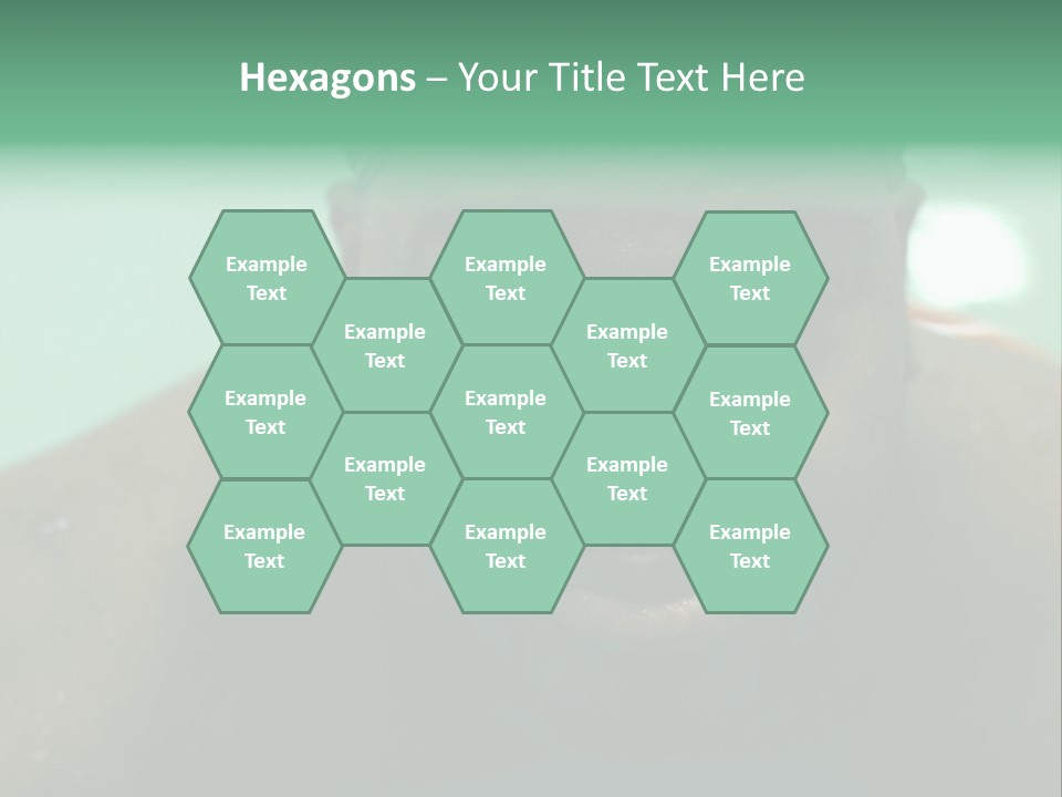 A Close Up Of A Man Wearing A Swimming Cap PowerPoint Template