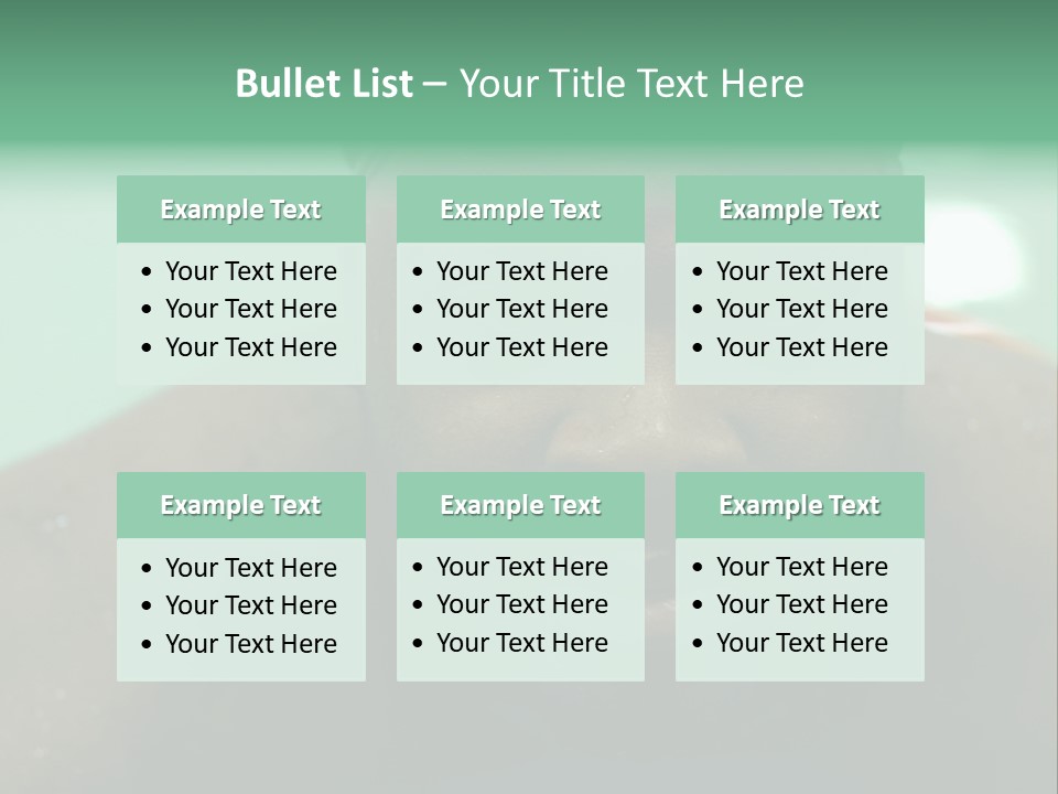 A Close Up Of A Man Wearing A Swimming Cap PowerPoint Template