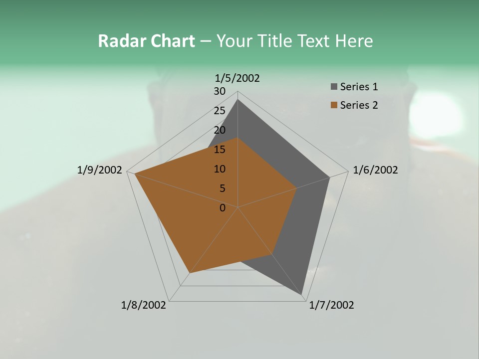 A Close Up Of A Man Wearing A Swimming Cap PowerPoint Template