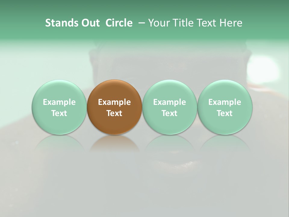 A Close Up Of A Man Wearing A Swimming Cap PowerPoint Template