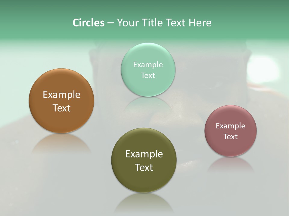 A Close Up Of A Man Wearing A Swimming Cap PowerPoint Template