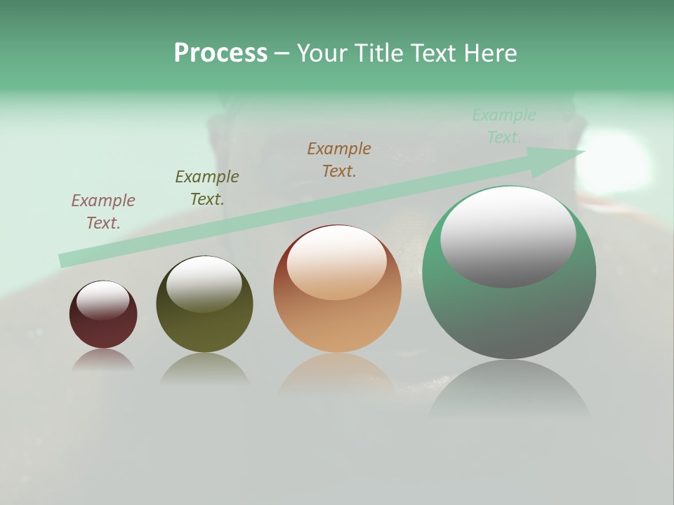 A Close Up Of A Man Wearing A Swimming Cap PowerPoint Template