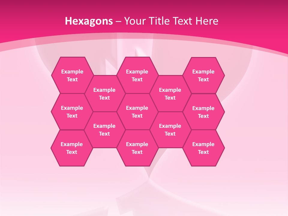 A Pink Glowing Breaking Heart With Reflection PowerPoint Template