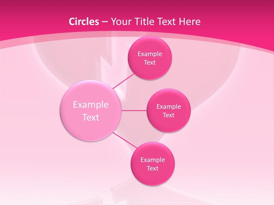 A Pink Glowing Breaking Heart With Reflection PowerPoint Template