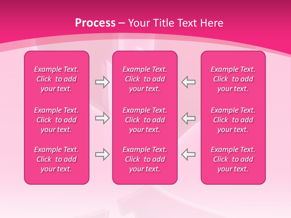 A Pink Glowing Breaking Heart With Reflection PowerPoint Template
