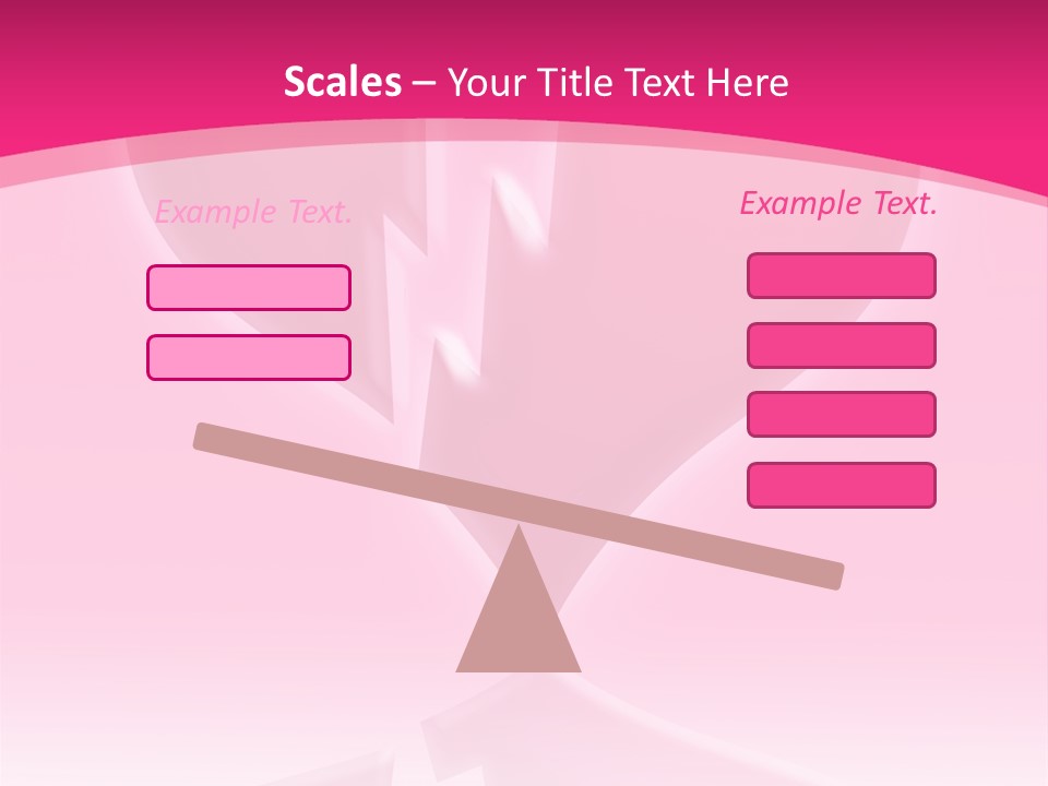 A Pink Glowing Breaking Heart With Reflection PowerPoint Template