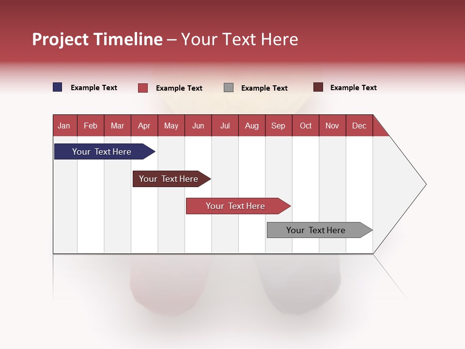 Three Wax Hearts In A Triangle, Semi-Isolated On White Background, Soft Shadow PowerPoint Template