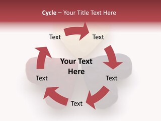 Three Wax Hearts In A Triangle, Semi-Isolated On White Background, Soft Shadow PowerPoint Template